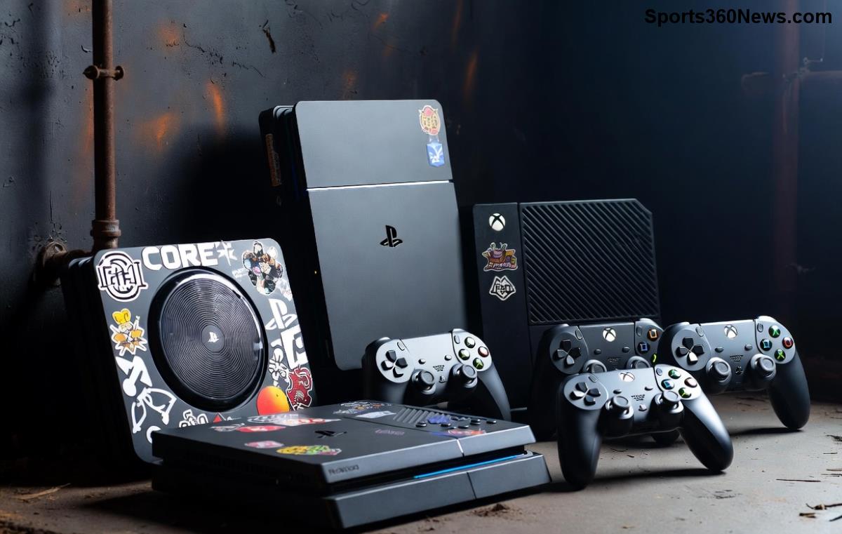 PlayStation console with black screen issue illustration