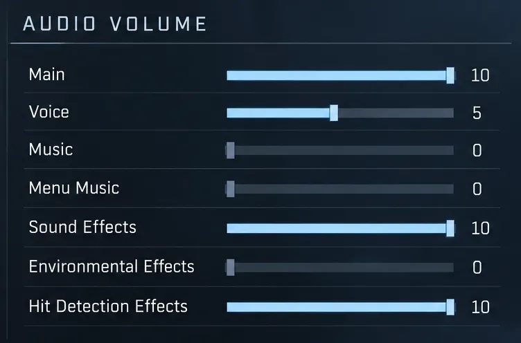 La mejor mezcla de audio para auriculares de Halo Infinite para escuchar pasos y estallidos de escudo.