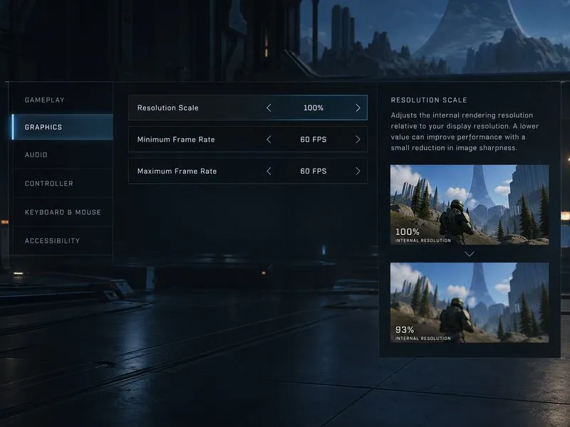 Best Minimum Frame Rate Settings for Halo Infinite on PC
