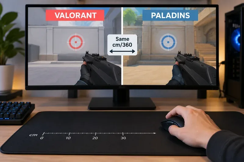 Best VALORANT-to-Paladins Sensitivity Ratio: Use 7.65× as a Starting Point, Then Verify cm/360