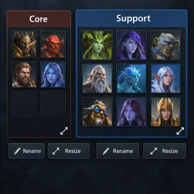 How to Customize Your Hero Grid Layout in Dota 2