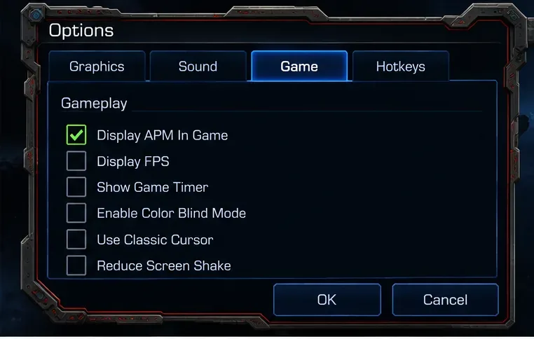 Cómo activar el contador de APM en pantalla en StarCraft: Remastered