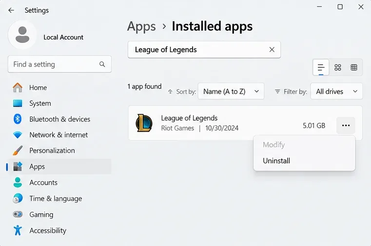 How to Fix League of Legends Black Screen After Champ Select