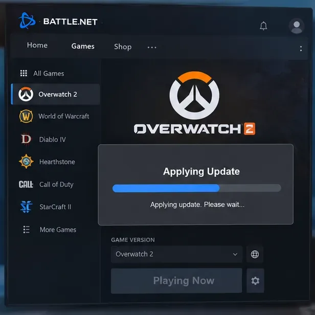 How to Fix the Overwatch 2 “Applying Update” Stuck Loop