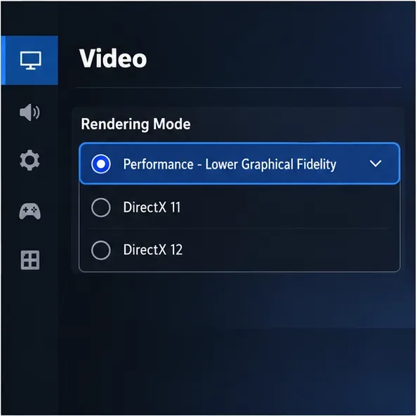 Ilustración de la configuración gráfica de Windows 11 con Fortnite configurado en Alto rendimiento.