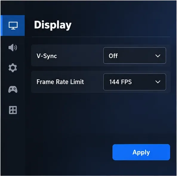 Ilustración de la configuración de video de Fortnite que muestra Rendimiento - Fidelidad gráfica baja seleccionada