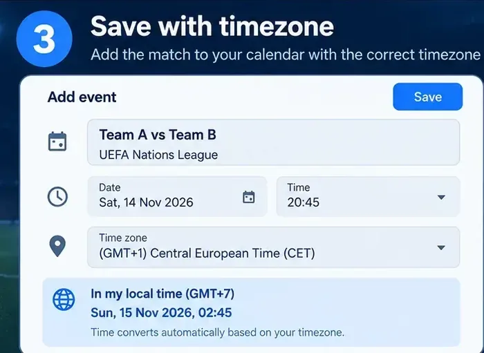 How to Verify Nations League Kickoff Times After Europe Changes Its Clocks
