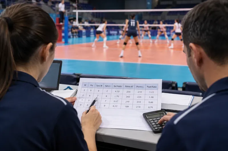 How Volleyball Pool Standings Break a Tie: Wins, Match Points, Set Ratio and Point Ratio Explained