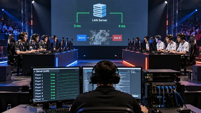 LAN Server Selection, Ping and Side Choice: How Tournament Organizers Keep Esports Matches Fair