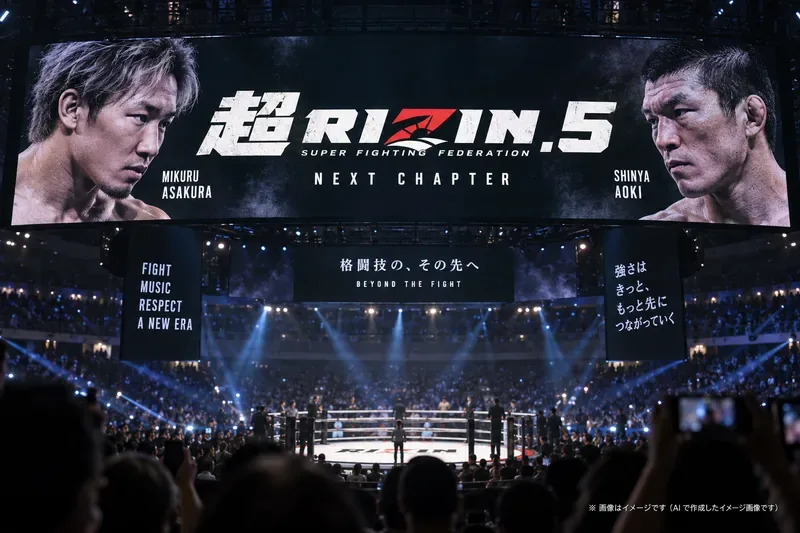 超RIZIN.5 結果速報（更新中）：朝倉未来vs青木真也など全8試合の状況、決着内容と次の注目点