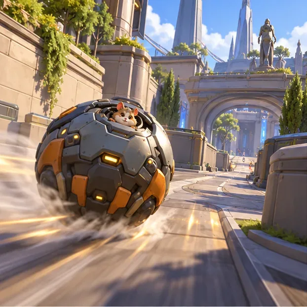 Wrecking Ball rolls along an open lane toward cover, showing how to approach with a planned route