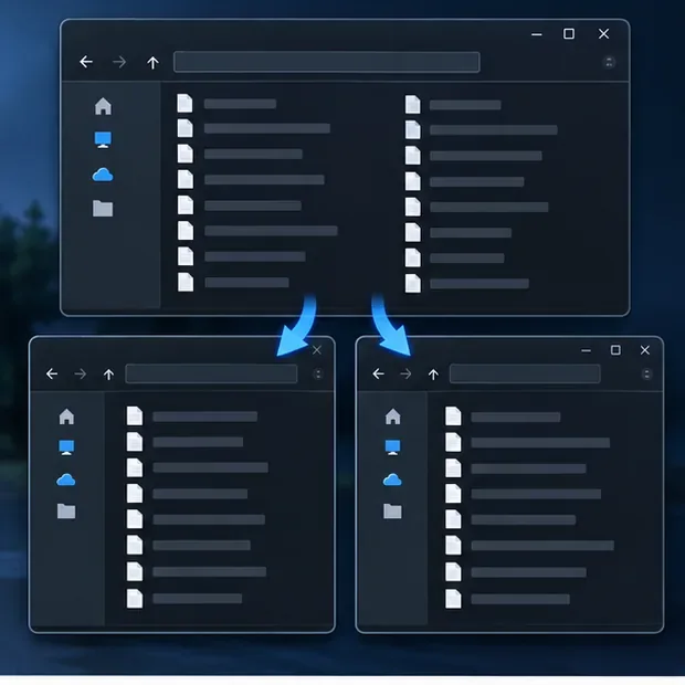 A generic mods folder divided into two smaller batches to isolate a problematic mod.