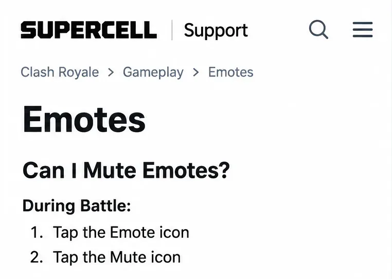 Cómo desactivar los sonidos de los gestos en Clash Royale: Ajustes de silencio y audio