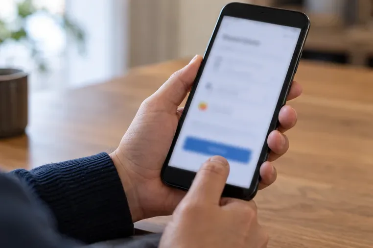 A shopper completes an online marketplace payment on a phone.