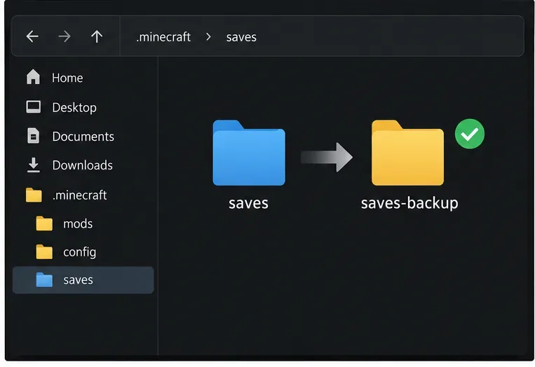 Example client and server compatibility checklist comparing Minecraft, loader, and required mod set