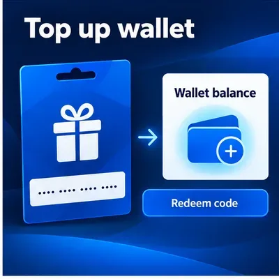 Illustrative PlayStation Store gift card being redeemed into an online wallet