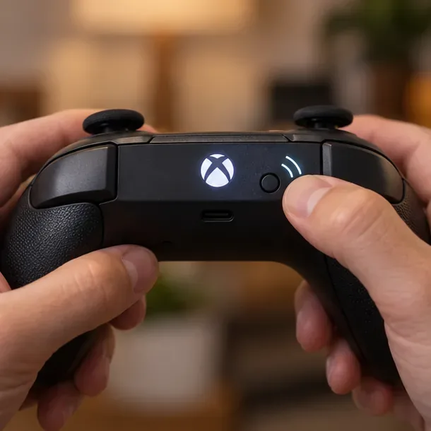Fire TV-style controller settings screen showing Game Controllers and Add New Game Controller