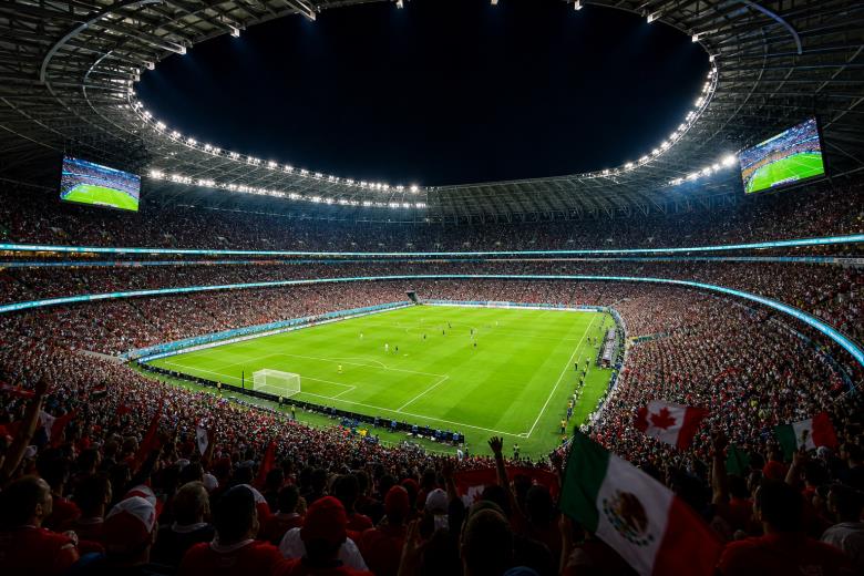 2026 FIFA World Cup stadium interior and fan atmosphere