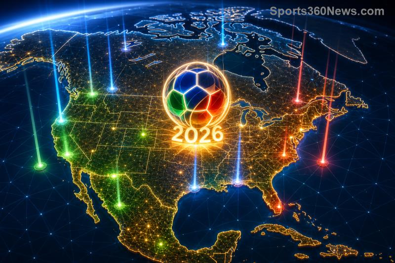 Crowd of fans at FIFA World Cup 2026 match with tickets